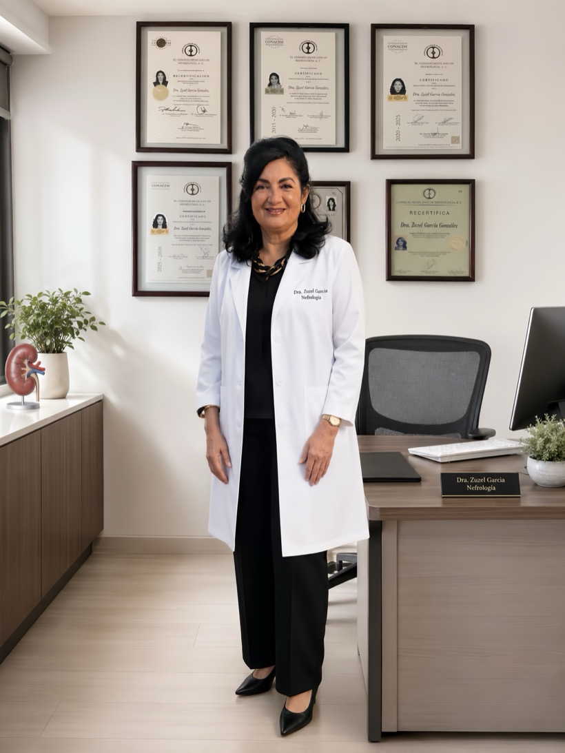 Dra. Zuzel García González en su consultorio